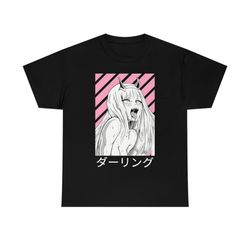 Unisex Waifu Material Anime T-Shirt, Darling Anime Girl Shirt