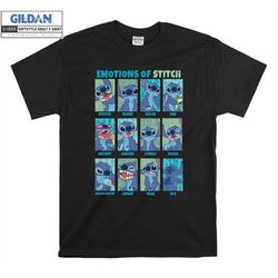 Stitch Emotions Of Stitch Cute Stitch And Lilo T shirt Hoodie Hoody T-shirt Tshirt S-M-L-XL-XXL-3XL-4XL-5XL Oversized Me