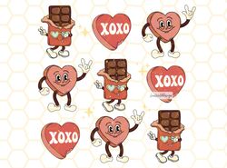 Xoxo PNG  Valentines Groovy Retro png  Retro png