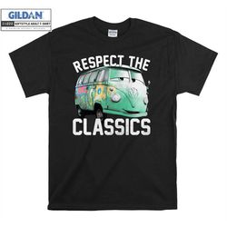 Disney Pixar Cars Fillmore Respect Classics T shirt Hoodie Hoody T-shirt Tshirt S-M-L-XL-XXL-3XL-4XL-5XL Oversized Men W