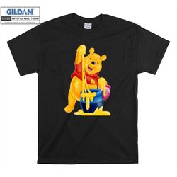 Disney Winnie The Pooh Honey T shirt Cartoon Art T-shirt Tshirt S-M-L-XL-XXL-3XL-4XL-5XL Oversized Men Women Unisex 5436