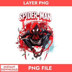 Spider Man Across the Spider Verse Png, Spider Man Png, Superhero Png, Avengers Png, SM13062308