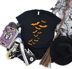Halloween Bats Shirt, Halloween Party, Halloween 2022 Shirt, Skeleton T, Halloween Outfits, Halloween Funny Shirt, Famil