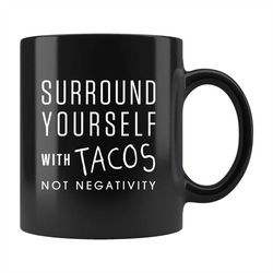 Taco Mug, Taco Lover Gift, Funny Taco Mug, Taco Coffee Mug Gift For Taco Lover I Love Tacos Funny Taco Gift Foodie Gift
