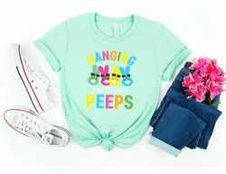 Hanging With My Peeps Shirts, Easter Shirt, Easter 2021 Shirts, Happy Easter Shirt, Family Easter Shirts, Cute Easter Sh
