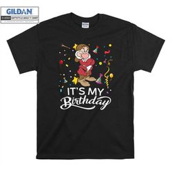 Grumpy Dwarf It's My Birthday Celebration Tee T shirt Hoodie Hoody T-shirt Tshirt S-M-L-XL-XXL-3XL-4XL-5XL Oversized Men