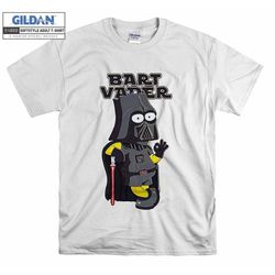 Bart Darth Vader Funny The Simpsons Star Wars Gift T-shirt Men Women Kids V-Neck Tee Shirt Sweatshirt Hoodie Tank Top 95