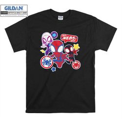 Marvel Spidey and His Amazing Friends T shirt Hoodie Hoody T-shirt Tshirt S-M-L-XL-XXL-3XL-4XL-5XL Oversized Men Women U