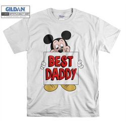 Disney Mickey Mouse Best Daddy Father's Day T shirt Hoodie Hoody T-shirt Tshirt S-M-L-XL-XXL-3XL-4XL-5XL Oversized Men W