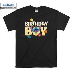 Disney Lilo & Stitch Birthday Boy T shirt Hoodie Hoody T-shirt Tshirt S-M-L-XL-XXL-3XL-4XL-5XL Oversized Men Women Unise