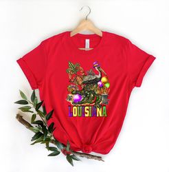 Mardi Gras Louisiana Sweatshirt, Nola Shirt,Fat Tuesday Shirt,Flower de luce Shirt,Louisiana Shirt,Saints New Orleans Sh