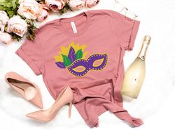 Mardi Gras Mask Shirt,fleur de lis Shirt, Fat Tuesday Shirt,Flower de luce Shirt,Louisiana Shirt,New Orleans Shirt,Carni
