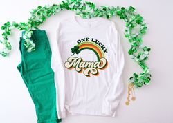 One Lucky Mama Shirt, Women's St Patty's Shirt, St Patrick's Day Shirt, St Patty's Mom Shirt, Mother's Day Gift, Gift Fo