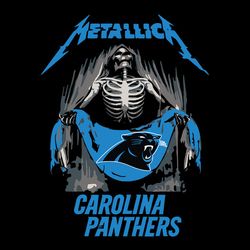 Carolina Panthers Metalica NFL Svg, Football Svg, silhouette svg fies