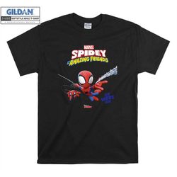 Marvel's Spidey and His Amazing Friends T shirt Hoodie Hoody T-shirt Tshirt S-M-L-XL-XXL-3XL-4XL-5XL Oversized Men Women