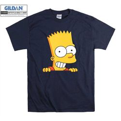 The Simpsons Bart Simpson Hide T shirt Art Cartoon T-shirt Tshirt S-M-L-XL-XXL-3XL-4XL-5XL Oversized Men Women Unisex 48