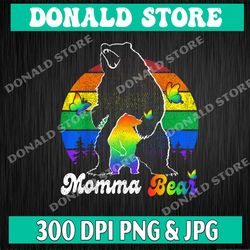 Momma Bear Png, Free Hugs Mom Png, Proud Mom Png, Say Gay Png, Equal Rights Png, Gay Pride Png,Trans Rights, Pride Month
