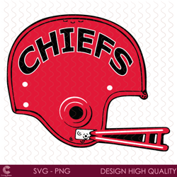 Kansas City Chiefs Football Helmet Svg, Sport Svg, Helmet Svg, NFL Team Svg, Kan