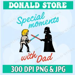 Essentials Star Wars Darth Vader and Luke Png,  Special Moments with Dad Png, PNG High Quality, PNG, Digital Download