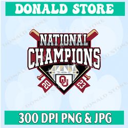 Oklahoma Sooners National Champs Softball 2023 Diamond Black Png, PNG High Quality, PNG, Digital Download
