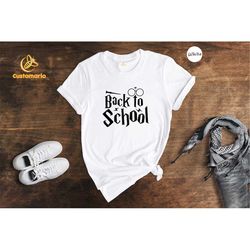 Magical Back To School T-shirt, Girls 100 Day Of School Shirt, Wizard School Tee, School Girl Outfit, 100th Day Of Schoo