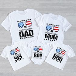 4th Of July Family Shirts, American Family Shirt, Matching Family Shirts, Independence Day Shirt, Family Gift, Memorial