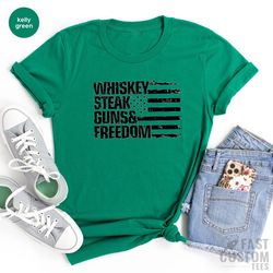 4th of July Shirt, America Shirt, Whiskey Shirt, Independence Day, USA Flag Shirt, American Shirt, Fourth of July Shirt,