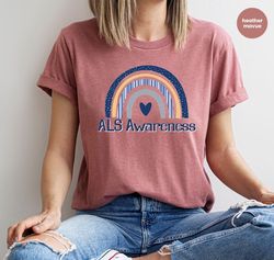 ALS Support T-Shirt, ALS Awareness Month Outfit, ALS Warrior Tee, Amyotrophic Lateral Sclerosis, Als Survivor Gift, Als