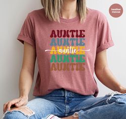 Aunt T-Shirt, New Aunt Gift, Auntie Graphic Tees, Aunt Gift, Aunt Vneck TShirt, Cute Auntie Clothes, Gift for Auntie, Be