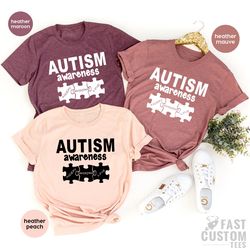 Autism Awareness Shirt, Autism Aware Shirt, Autism TShirt, Autism Mom T Shirt, Autism Month Shirt, Autism Puzzle Piece,