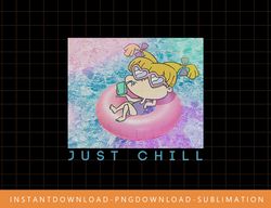 Rugrats Angelica Pickles Pool Relaxing Just Chill png, sublimate, digital print