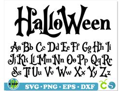 Halloween Font OTF, Halloween font svg, Halloween letters Cricut, Halloween Svg for Cricut, Halloween svg for shirts