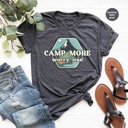 Camp Shirt, Nature Tees, Camping Outfit, Mountain T-Shirt, Camping Shirt, Vacation T-Shirt, Hiking Graphic Tees, Adventu