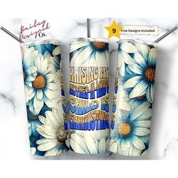 Raising My Mother-In-Law's Child is Exhausting 20 oz Skinny Tumbler Sublimation Design Digital Download PNG Instant DIGI