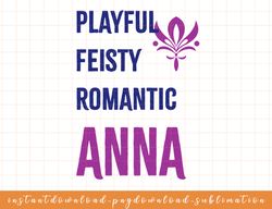 Disney Frozen 2 Anna Playful Feisty Romantic png, sublimate, digital download