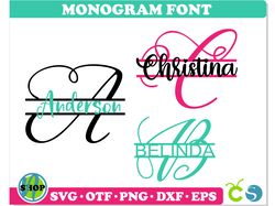 Split Monogram Font svg otf, Split Calligraphy Monogram font svg, Split Monogram letters svg cricut, Split Monogram svg
