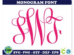 Fancy Monogram Font svg png otf | monogram font svg, monogram font png, monogram font ttf, monogram font otf