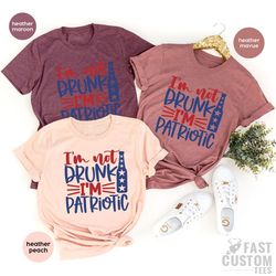 Fourth Of July Funny, 4th Of July Shirt, Fourth of July Shirt, Independence Day, American Flag Shirt, Im Not Drunk Im Pa