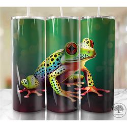Frog 20 oz Tumbler Wrap Design Digital Download - 2023