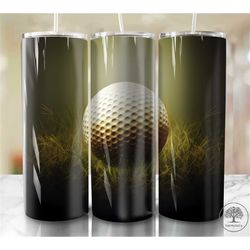 20 oz Skinny Tumbler Sublimation Fathers wrap, straight template Golf Tumbler digital download PNG Eat Sleep Golf Repeat