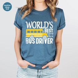 Funny School Bus Driver Shirt, Gift for Bus Driver, Best Bus Driver Shirt, Back To School Tee, School Bus Tee, Bus Drive