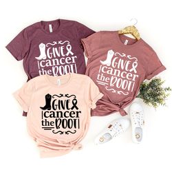 Give Cancer The Boot Shirt, Cancer Support Shirt, Cancer Worrier Shirt, Breast Cancer Shirt, Motivational Shirt, Breast
