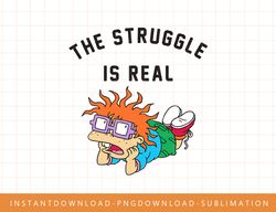 Rugrats Chuckie Finster Struggle is Real png, sublimate, digital print