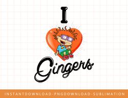 Rugrats Chucky I Love Gingers png, sublimate, digital print