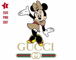 gucci minnie svg 021, mickey mouse gucci svg, designer gucci for cricut