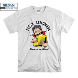 Fresh Lemonade T shirt Vampire Dracula Lemon T-shirt Tshirt S-M-L-XL-XXL-3XL-4XL-5XL Oversized Men Women Unisex D510