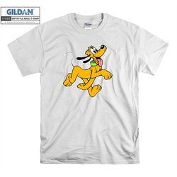 Pluto Dog T shirt Cartoon Disney Print T-shirt Tshirt S-M-L-XL-XXL-3XL-4XL-5XL Oversized Men Women Unisex 3854