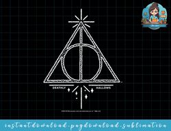 Harry Potter Deathly Hallows Symbol Line Art png, sublimate, digital download