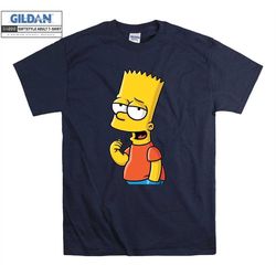 The Simpsons Bart Simpson Yawning T shirt Art Cartoon T-shirt Tshirt S-M-L-XL-XXL-3XL-4XL-5XL Oversized Men Women Unisex