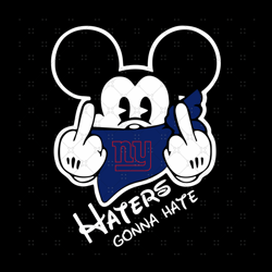 New York Giants Haters Gonna Hate Svg, Sport Svg